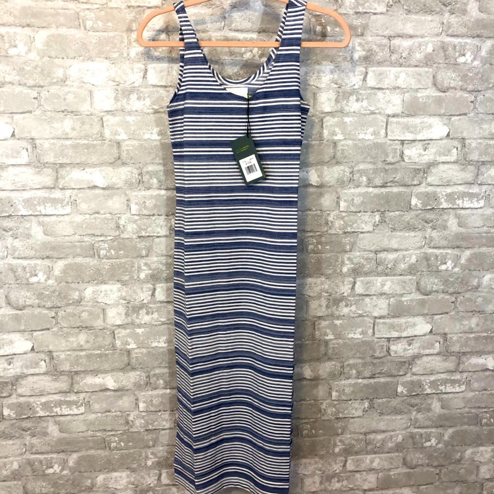 Lysse Mulholland Blue Striped  Dress - Picture 5 of 9